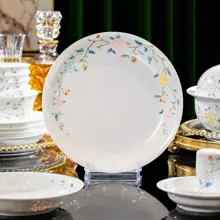 58头彩玲珑瓷花间牡丹餐具 · 5