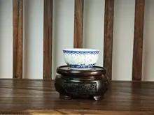《七彩玲珑缠枝》10头手绘青花茶具 · 7