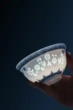 58头青花青羽流光玲珑餐具 · 4