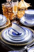 58头青花玲珑餐具·一路繁花 · 8