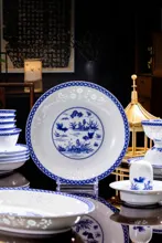 58头青花玲珑餐具·金玉满堂 · 3