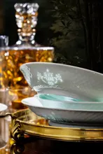 58头影青玲珑小花福餐具 · 7
