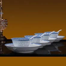 58头青花玲珑餐具·物华天宝 · 7