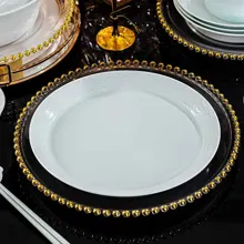 58头青瓷浮雕如意餐具 · 9