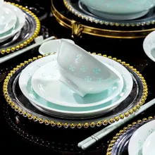 58头青瓷玲珑餐具-铜钱 · 7