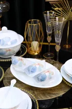 58头·白瓷花千骨餐具 · 7