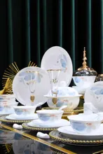 58头·白瓷花千骨餐具 · 8