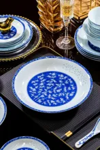 58头·青花玲珑冰竹餐具 · 8