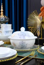 58头·白瓷荷风餐具 · 7