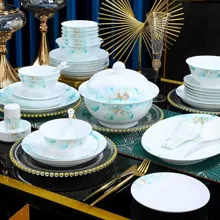 58头·白瓷玉兰春晓餐具 · 3