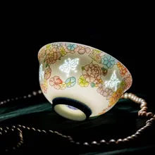 58头·釉中彩万花玲珑餐具 · 2