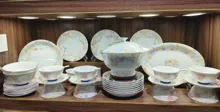 58头·釉中彩万花玲珑餐具 · 9
