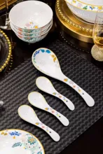58头粉彩玲珑餐具-热带雨林 · 9