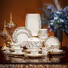 70头·描金富饶花园骨瓷餐具 · 1