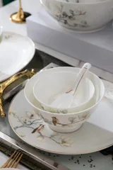 62头·花鸟望升平骨瓷餐具 · 4