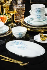 60头蓝调餐具（白瓷） · 9