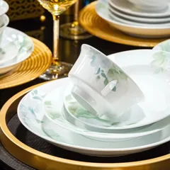 58头醉清风餐具（白瓷） · 3