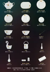 70头·锦色怡人描金骨瓷餐具 · 10