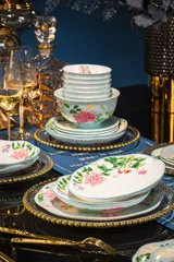 72头繁花蝶舞镶金餐具 · 8