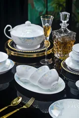 56头白瓷花影餐具 · 6