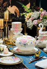 70头描金繁花似锦骨瓷餐具 · 2
