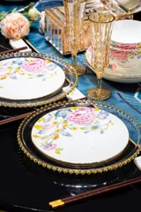 70头描金繁花似锦骨瓷餐具 · 6