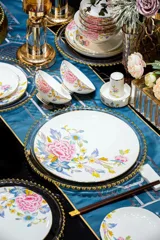 70头描金繁花似锦骨瓷餐具 · 7