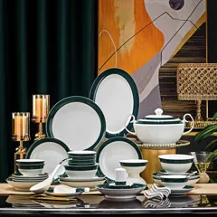 58头如茵餐具（白瓷） · 1