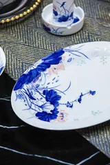 56头·青花荷塘翠鸟餐具 · 7