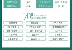 70头·佳莺报喜描金骨瓷餐具 · 9