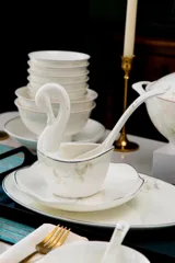 62头桂花缘骨瓷餐具 · 8