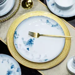 58头江山如画餐具（白瓷） · 5