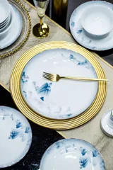 58头江山如画餐具（白瓷） · 7