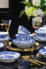 56头青花瓷韵餐具（白瓷） · 2