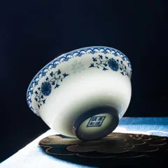 56头青花缠枝莲（釉中-白瓷） · 8