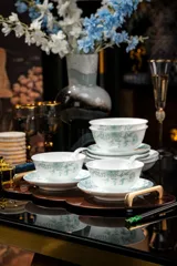 60头花开时节餐具（玉泥白瓷） · 7