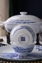 58头雪景（釉中彩-白瓷） · 7