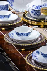 56头青花瓷人间富贵餐具 · 5