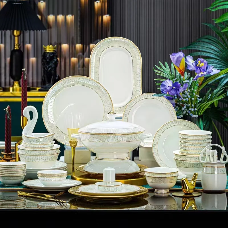 62头·岁岁平安骨瓷餐具